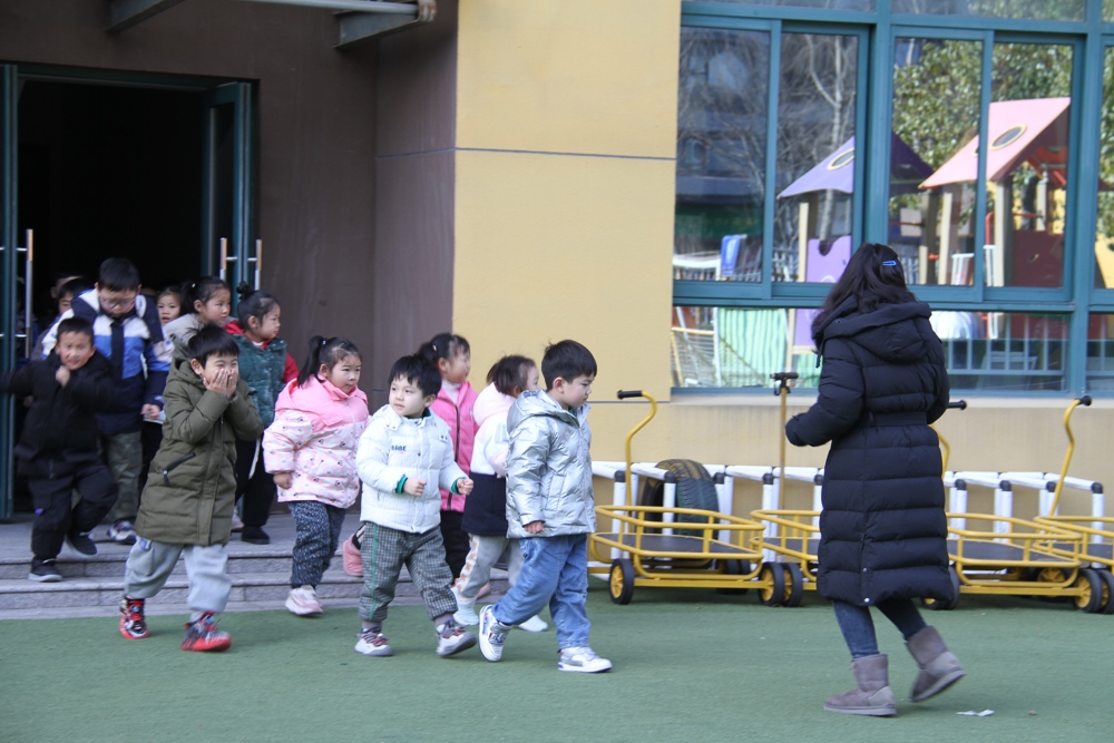 海安一幼：疏散有序，安全护“幼”