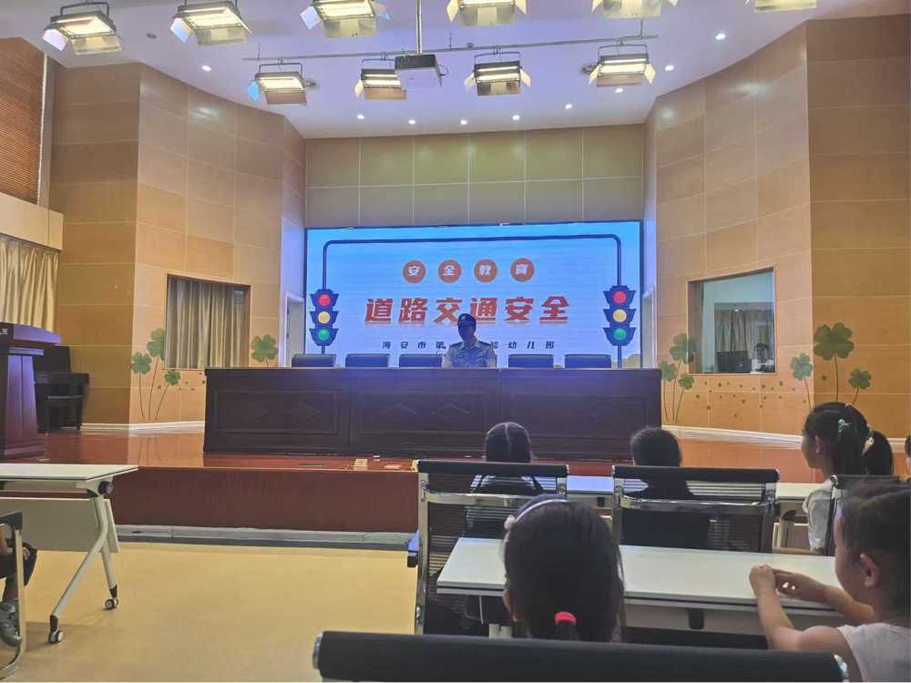 海安一幼：交通安全我知道